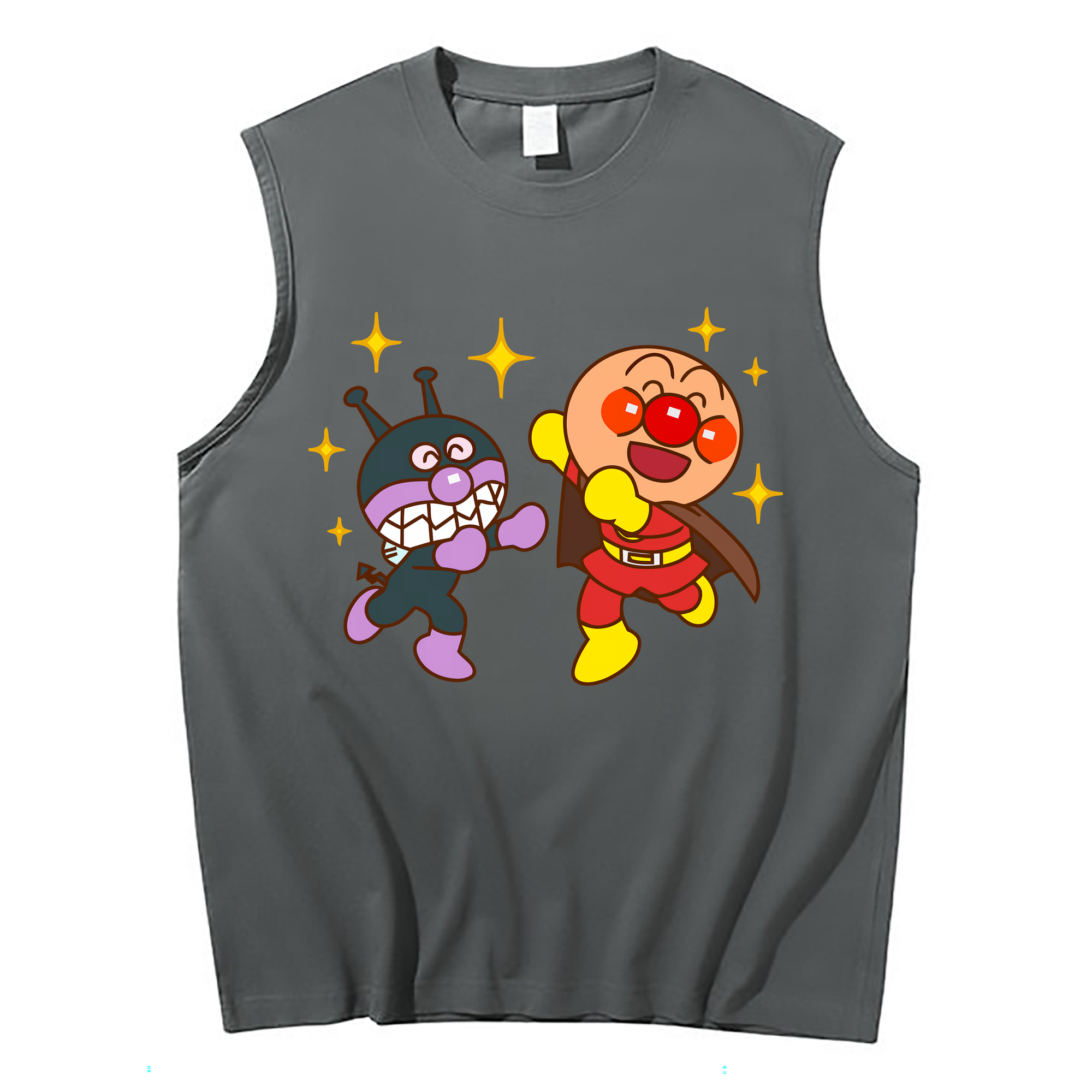 （画像用） アンパンマン Anpanman コットン100％タンクトップ（フロントプリント）